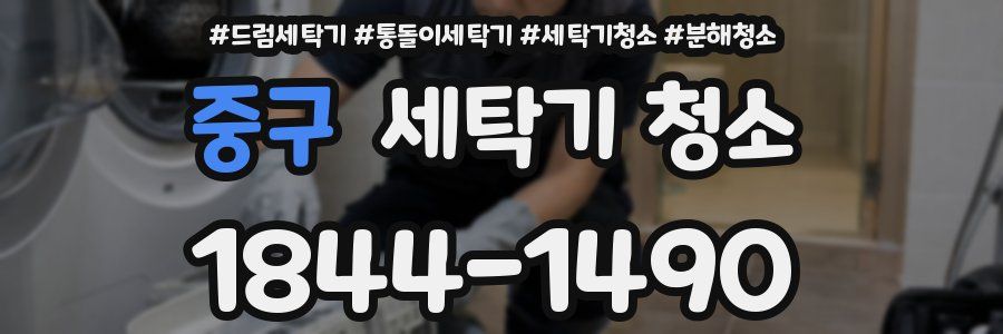 중구 세탁기 청소