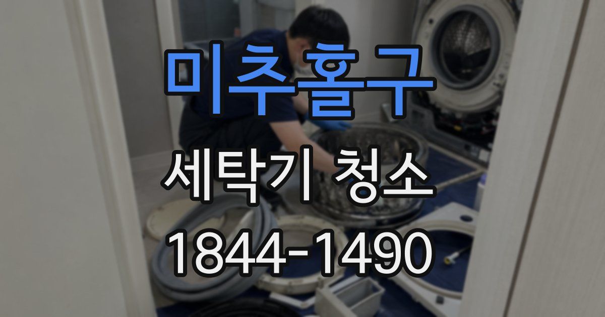 미추홀구 세탁기 청소