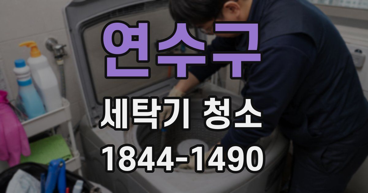 연수구 세탁기 청소