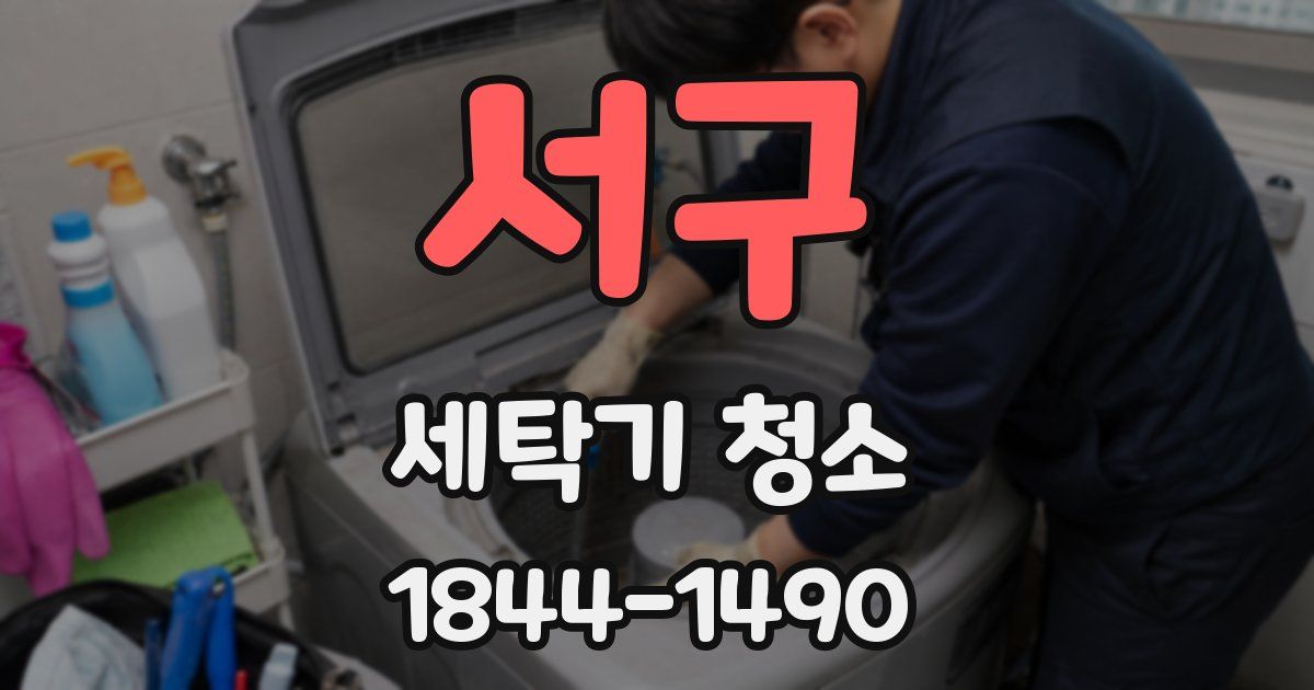 서구 세탁기 청소