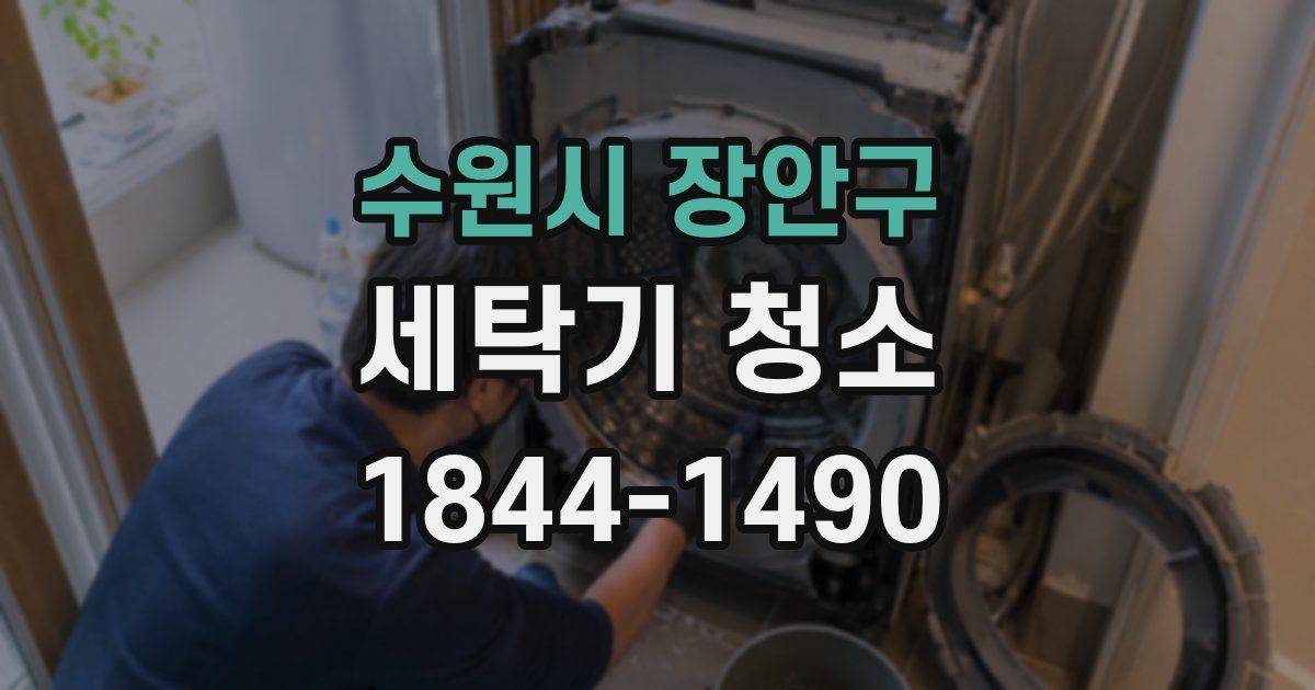 수원시 장안구 세탁기 청소