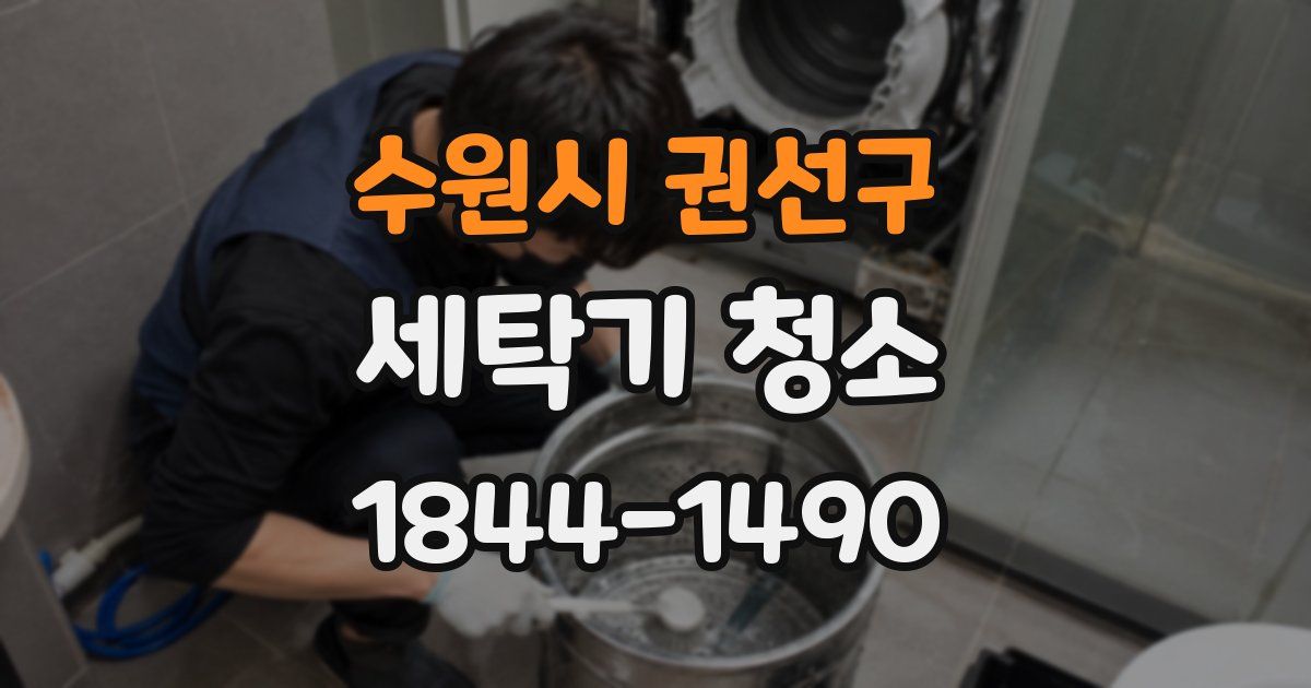 수원시 권선구 세탁기 청소