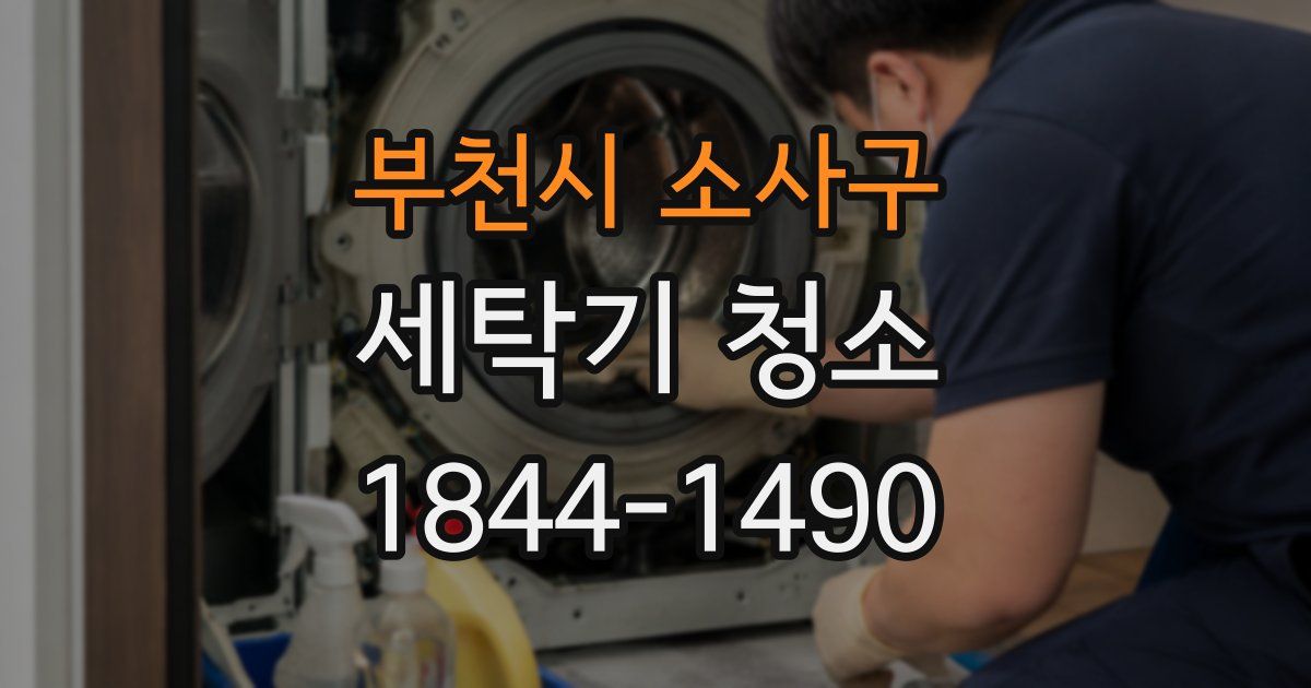 부천시 소사구 세탁기 청소