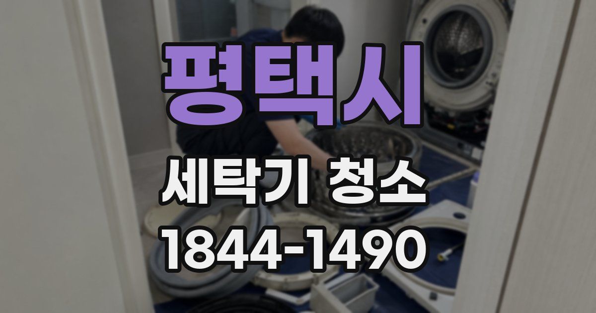 평택시 세탁기 청소
