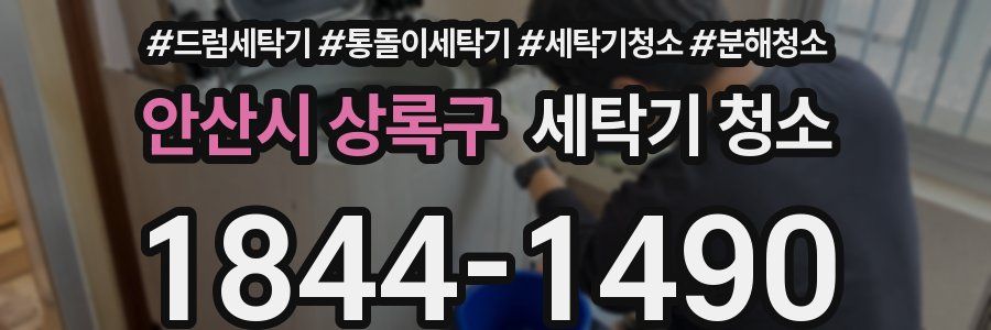 안산시 상록구 세탁기 청소