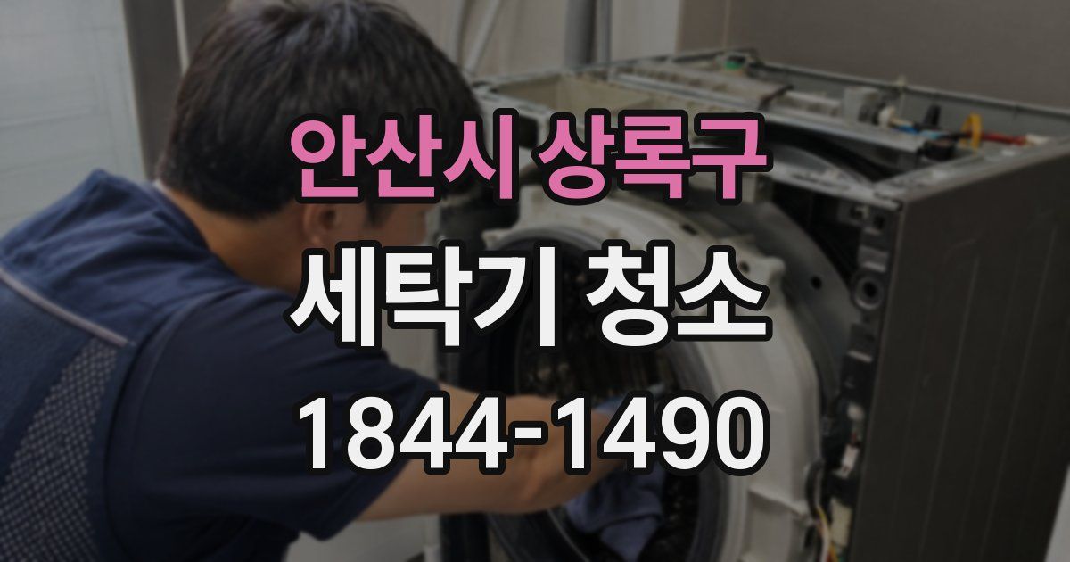 안산시 상록구 세탁기 청소