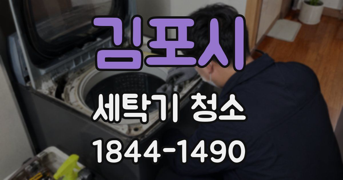 김포시 세탁기 청소