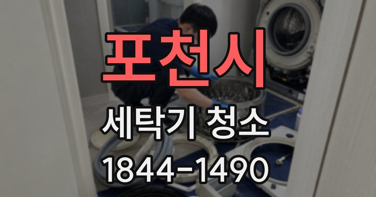 포천시 세탁기 청소