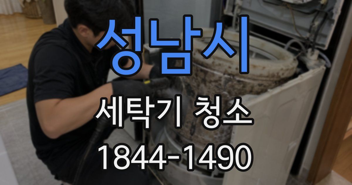 성남시 세탁기 청소
