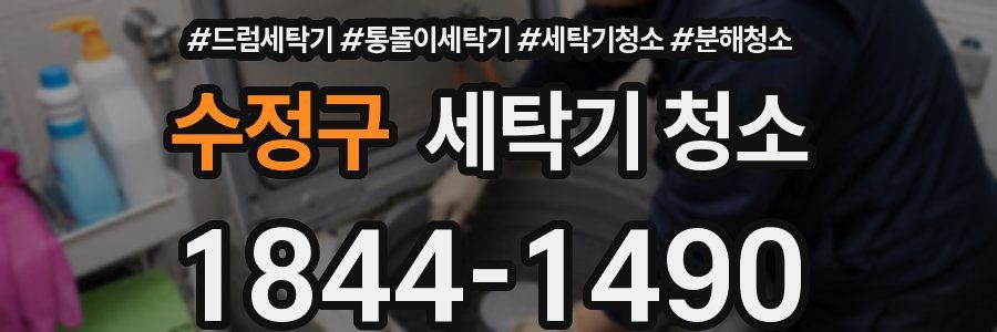 수정구 세탁기 청소