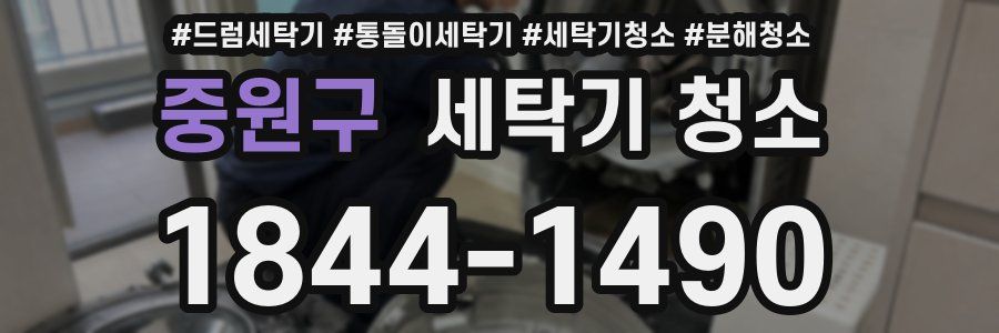 중원구 세탁기 청소