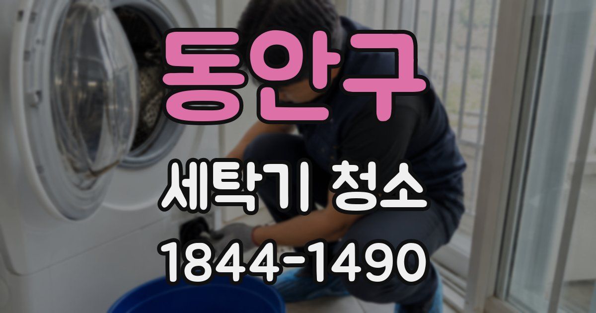 동안구 세탁기 청소