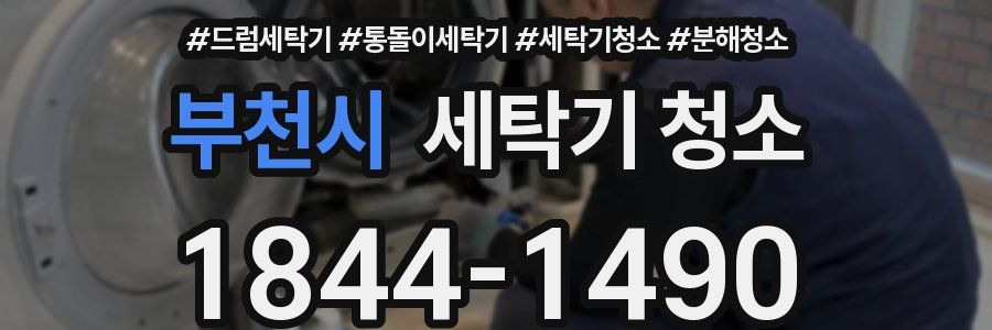 부천시 세탁기 청소