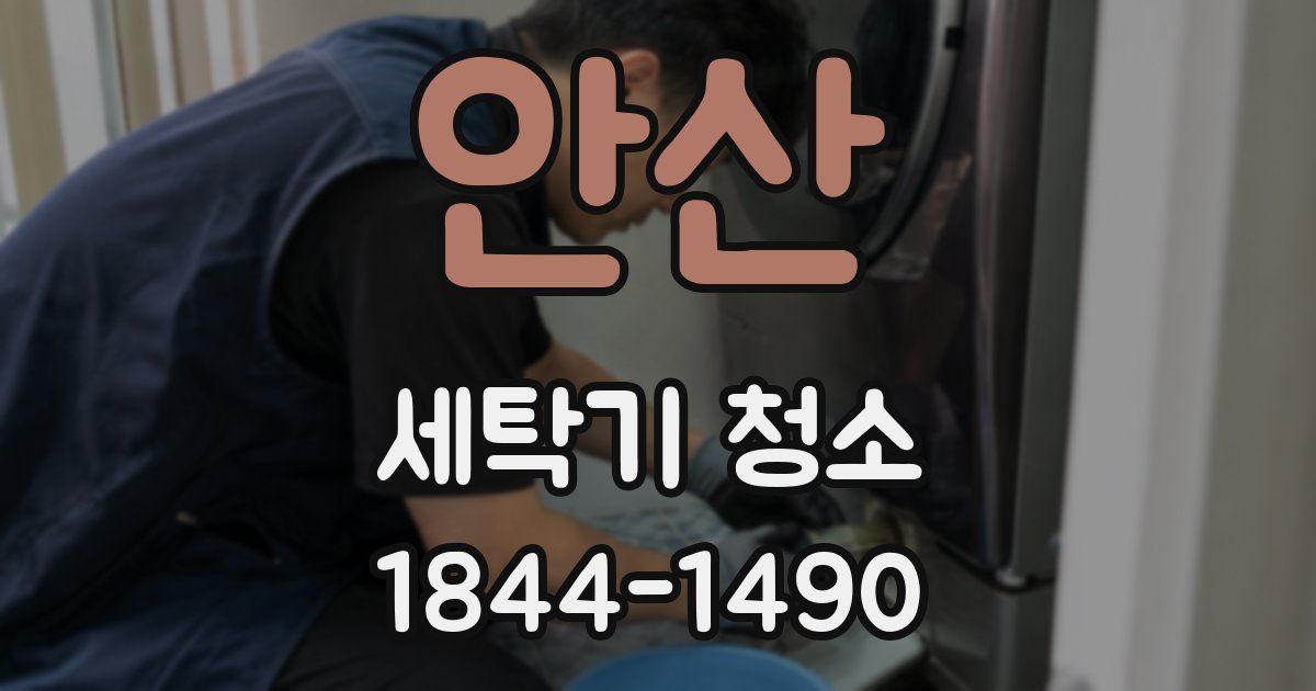 안산 세탁기 청소