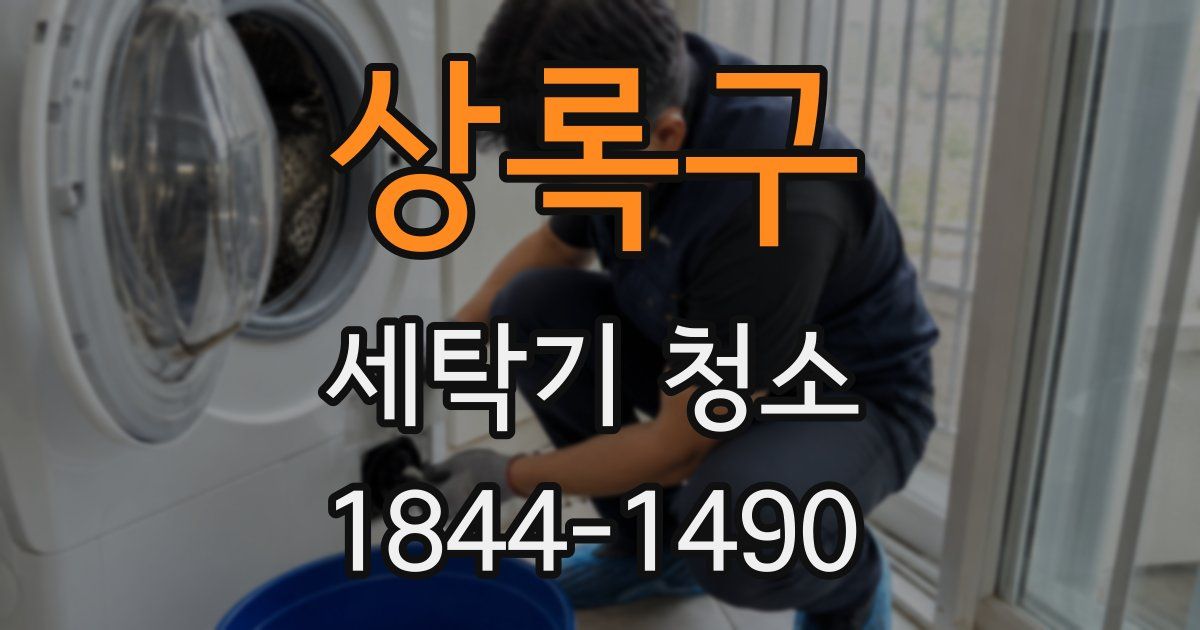 상록구 세탁기 청소