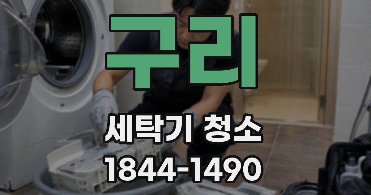 구리 세탁기 청소