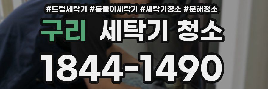 구리 세탁기 청소