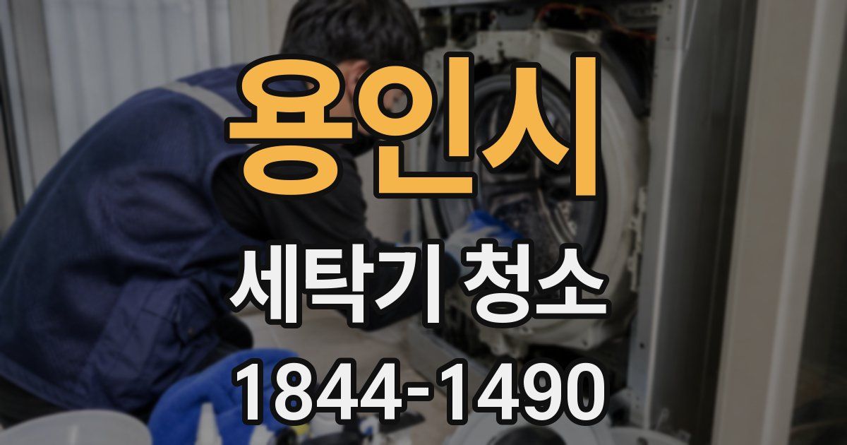 용인시 세탁기 청소