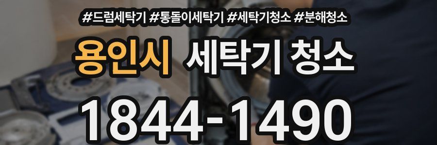 용인시 세탁기 청소