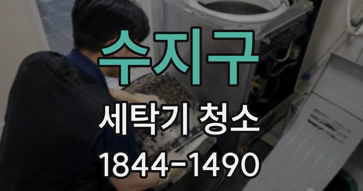 수지구 세탁기 청소