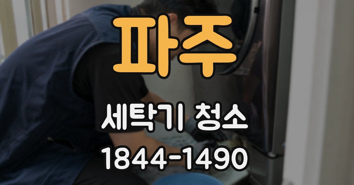 파주 세탁기 청소