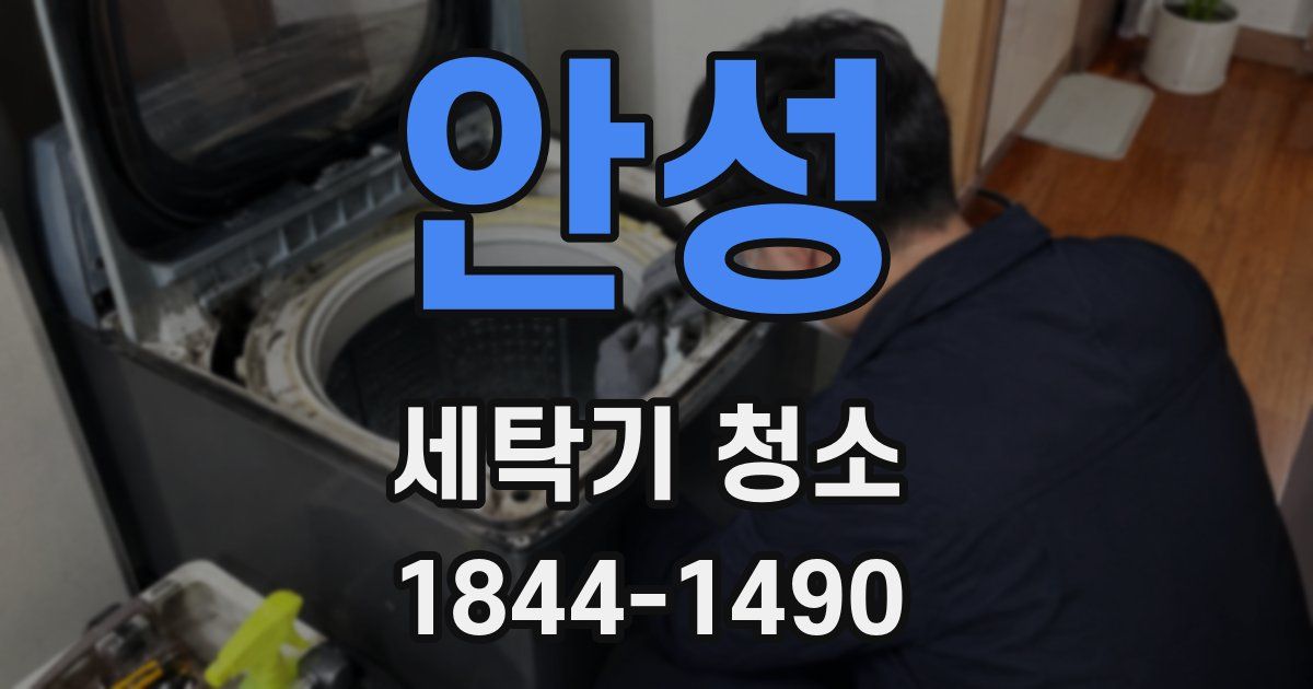 안성 세탁기 청소