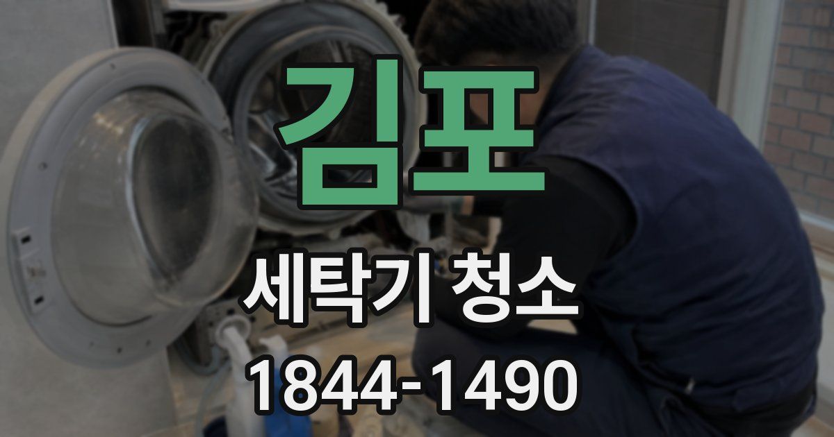 김포 세탁기 청소