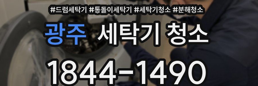 광주 세탁기 청소