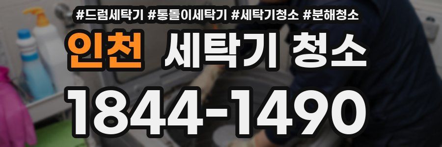 인천 세탁기 청소
