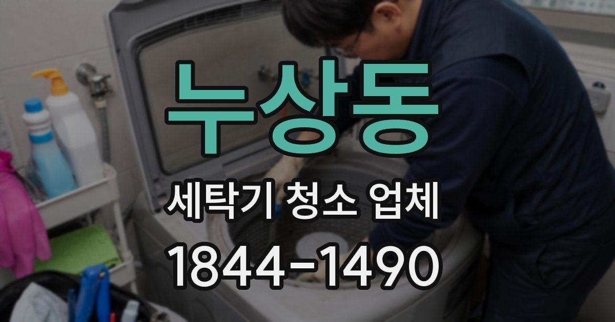 누상동 세탁기 청소 업체
