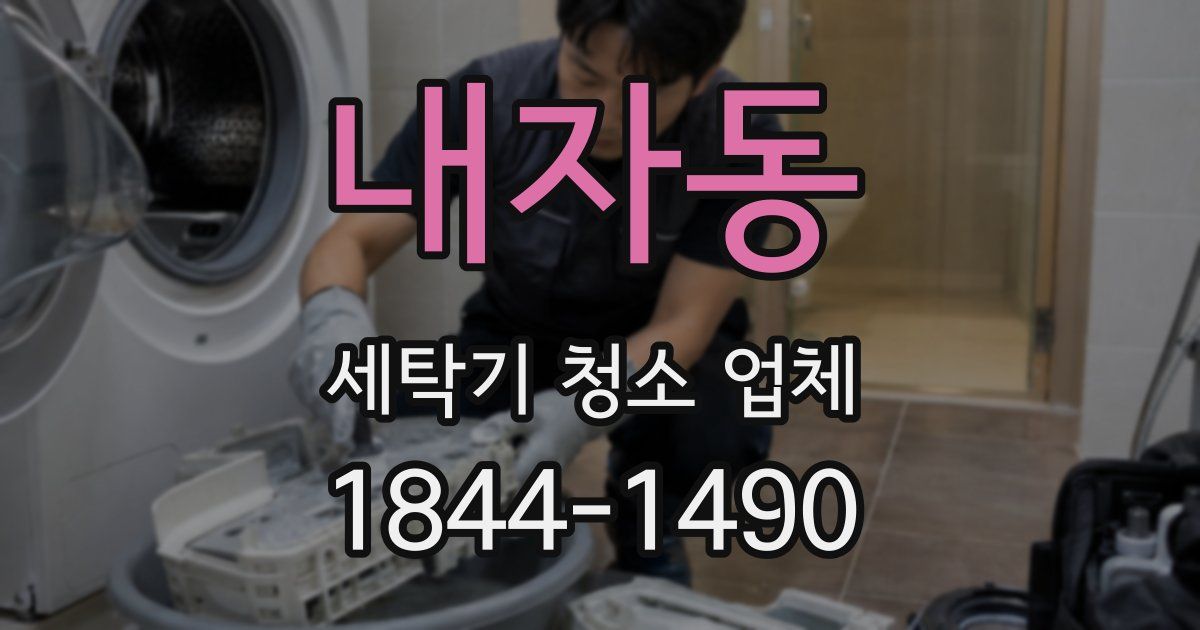 내자동 세탁기 청소 업체
