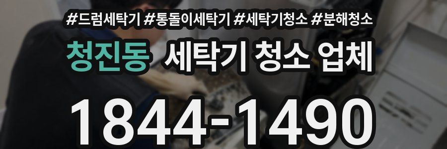 청진동 세탁기 청소 업체
