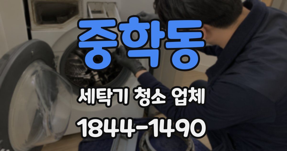 중학동 세탁기 청소 업체