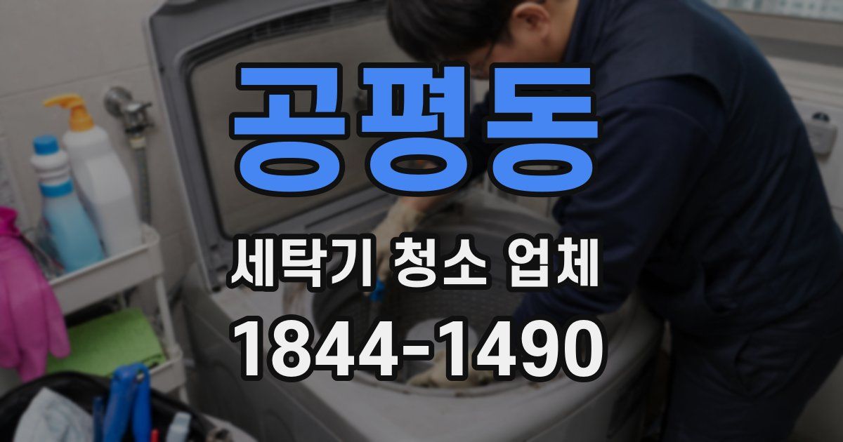 공평동 세탁기 청소 업체