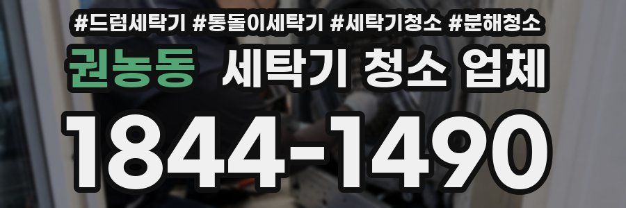 권농동 세탁기 청소 업체