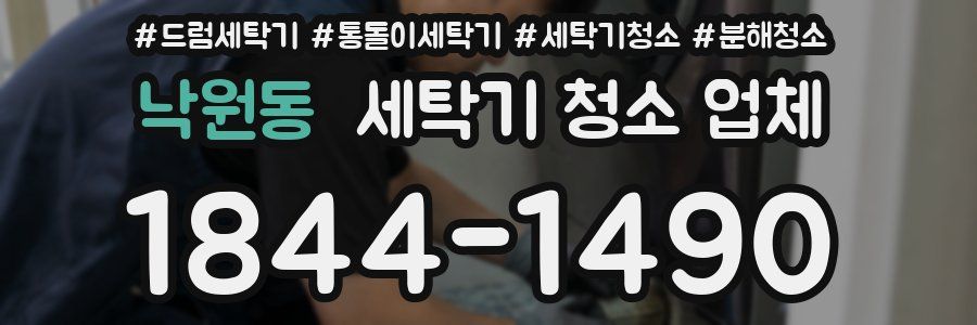 낙원동 세탁기 청소 업체