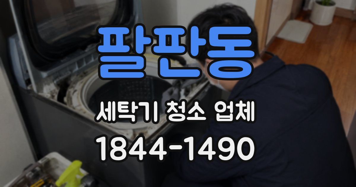 팔판동 세탁기 청소 업체