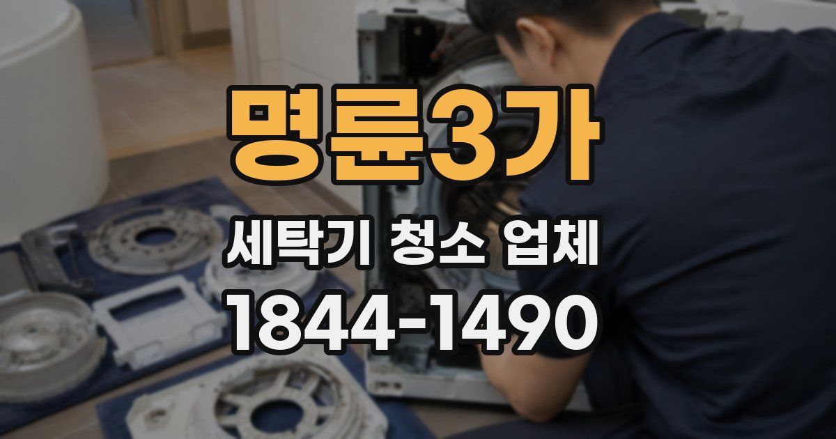 명륜3가 세탁기 청소 업체