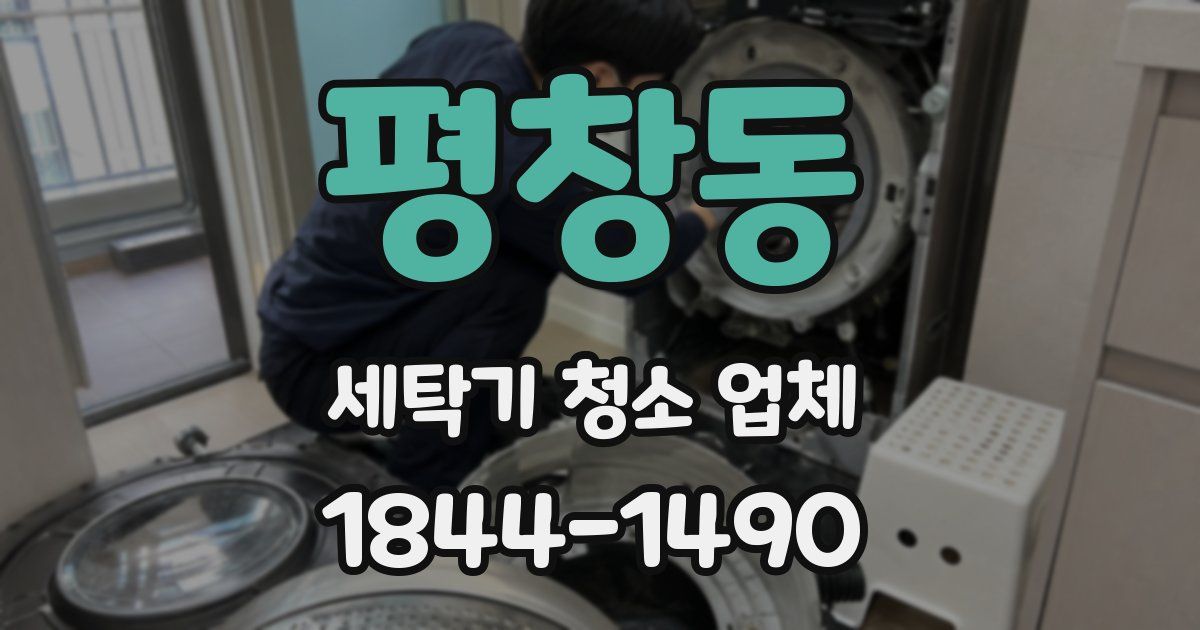 평창동 세탁기 청소 업체