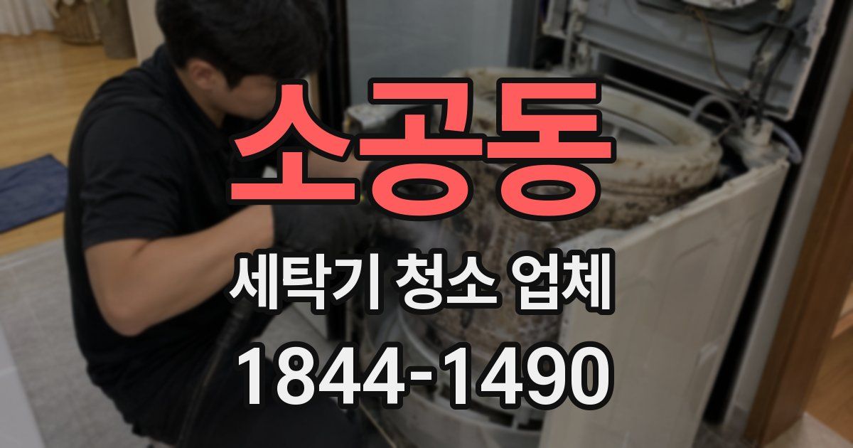 소공동 세탁기 청소 업체