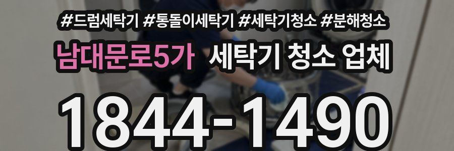 남대문로5가 세탁기 청소 업체
