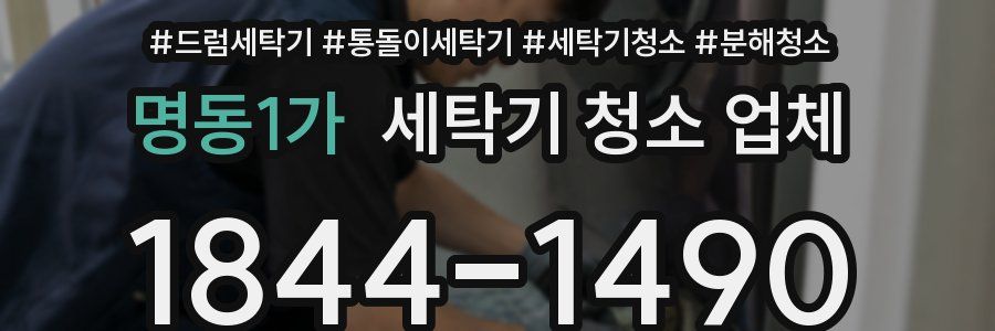명동1가 세탁기 청소 업체