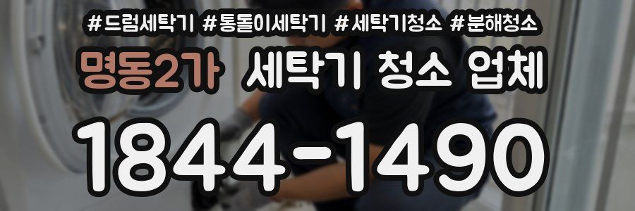 명동2가 세탁기 청소 업체