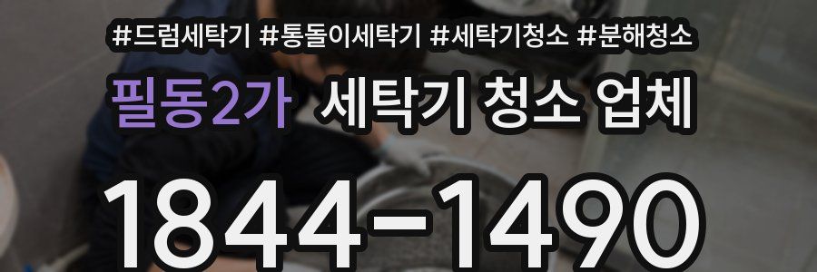 필동2가 세탁기 청소 업체