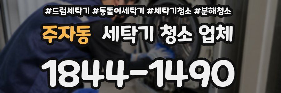 주자동 세탁기 청소 업체