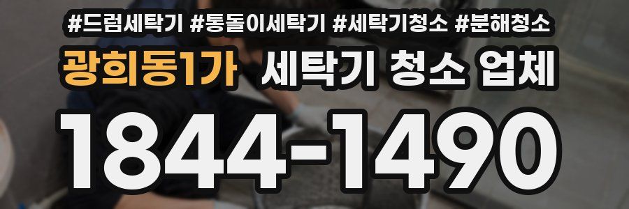 광희동1가 세탁기 청소 업체