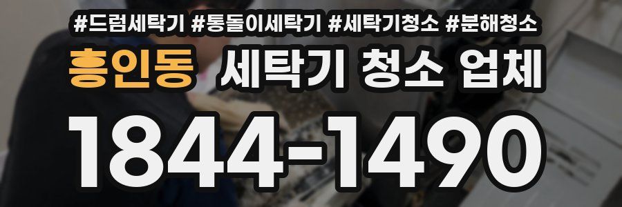 흥인동 세탁기 청소 업체