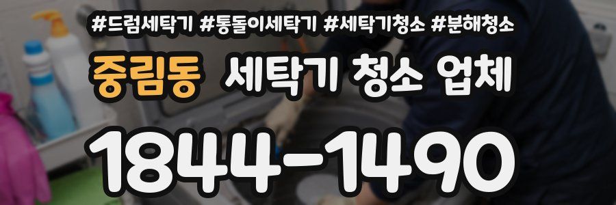 중림동 세탁기 청소 업체