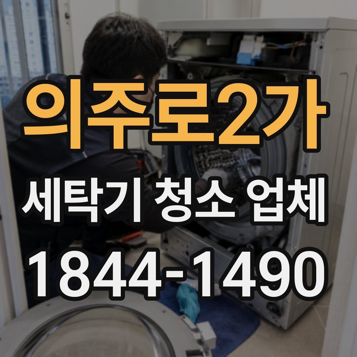 의주로2가 세탁기 청소 업체 작업 범위와 포함 구성 정리