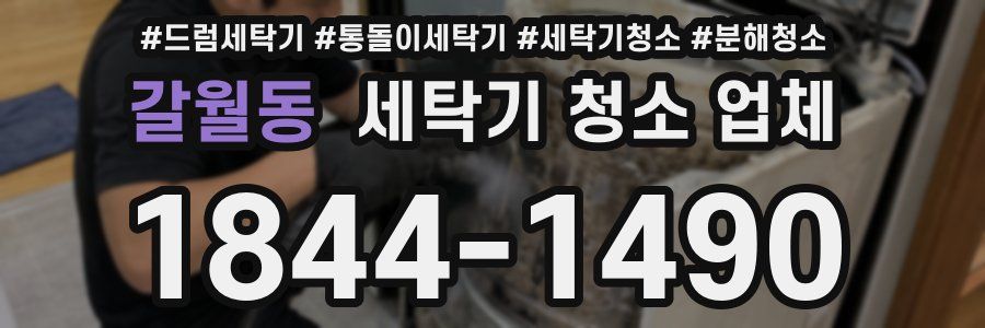 갈월동 세탁기 청소 업체